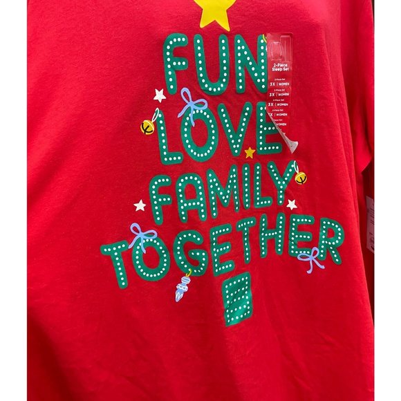 Jammies For Your Families Womens 3X Christmas Holiday 2 PC Set NWT - Picture 7 of 12
